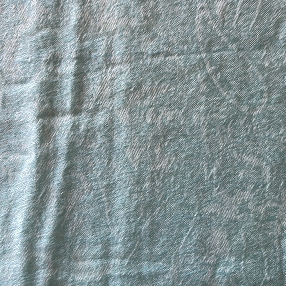 Long light blue lightweight scarf/wrap. Perfect summer wrap. - Picture 5 of 6